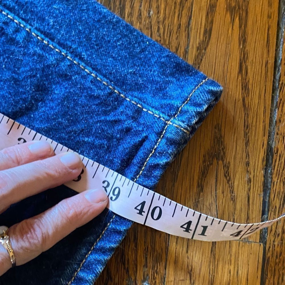 Levi's 17501 vintage made in USA Women's High Rise Jeans in Deep Blue size 11 - Picture 14 of 14